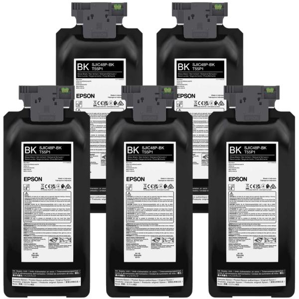 Epson C8000 Tintenkartuschen Schwarz 5er Set